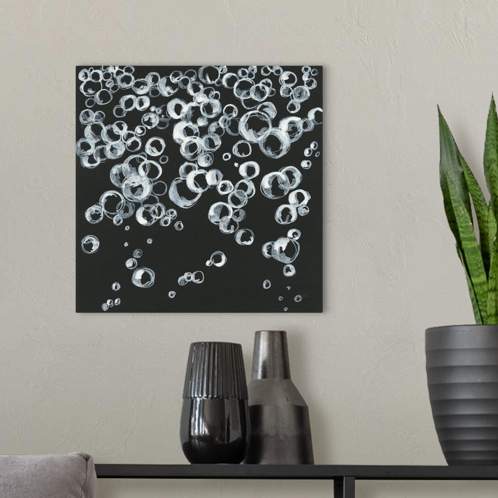 A modern room featuring Bubbles II
