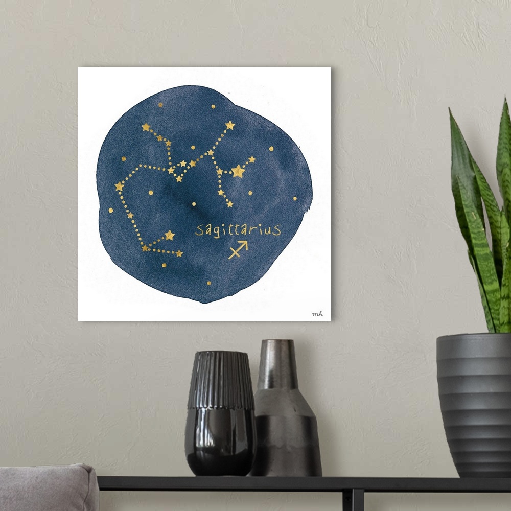A modern room featuring Horoscope Sagittarius