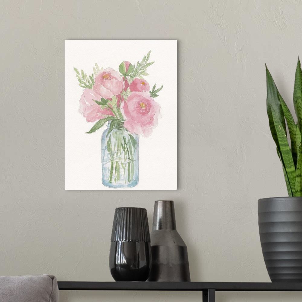 A modern room featuring Pretty Peonies