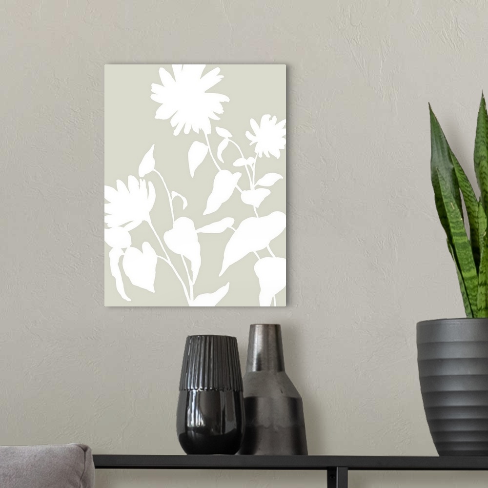 A modern room featuring Botanical Silhouette I