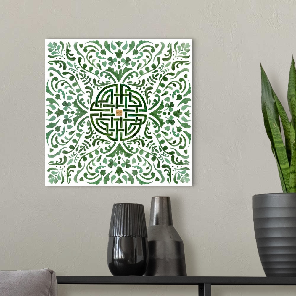 A modern room featuring Celtic Knot I