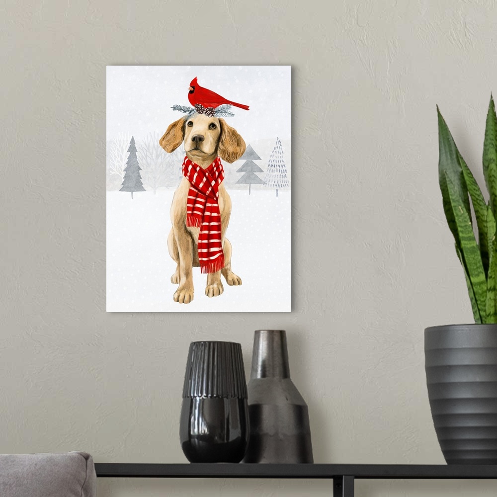 A modern room featuring Christmas Cats, Dogs V