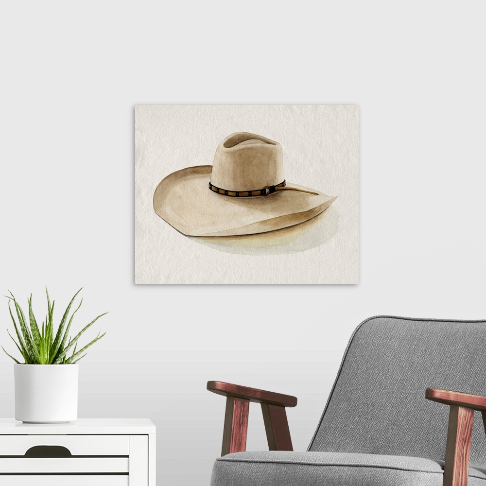 Cowboy Hat I Wall Art, Canvas Prints, Framed Prints, Wall Peels | Great ...