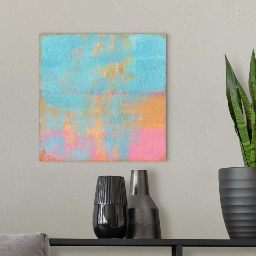 A modern room featuring Day Glow Pastel I