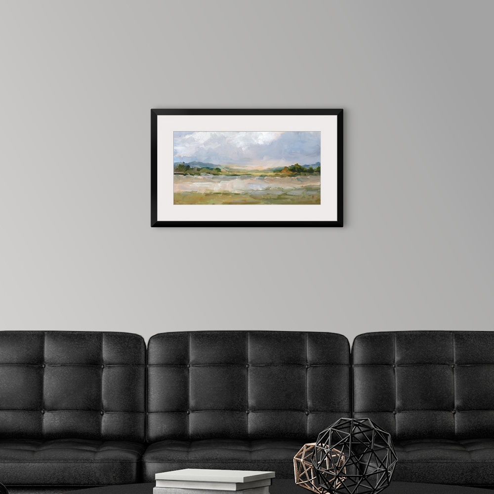 A modern room featuring May Skies II