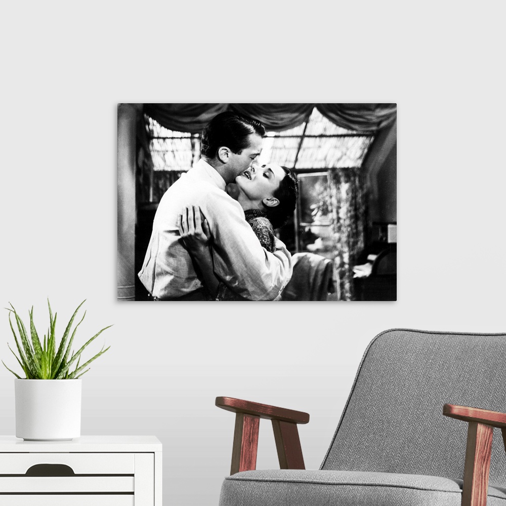 A modern room featuring ROMAN HOLIDAY,  Audrey Hepburn, Gregory Peck, 1953.