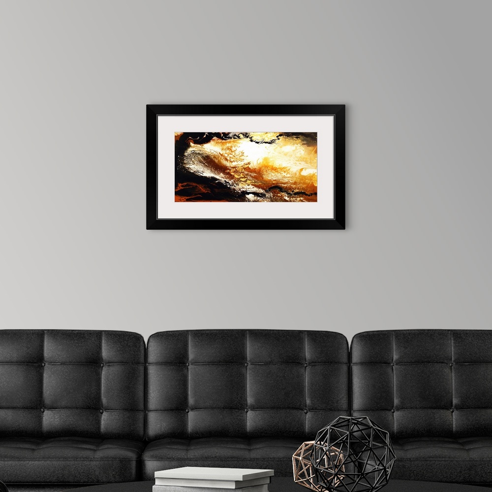 A modern room featuring Abstract 65