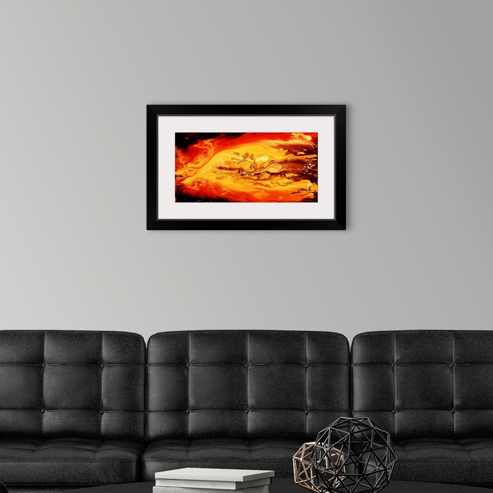 A modern room featuring Abstract 72