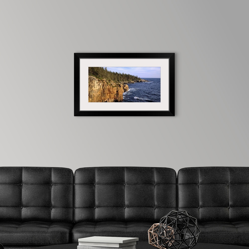 A modern room featuring Schoodic Peninsula Acadia National Park ME