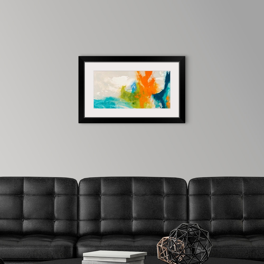 A modern room featuring Tidal Abstract I