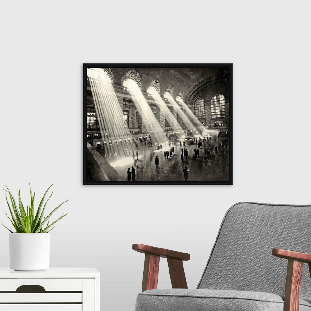 A modern room featuring Grand Central Terminal (GCT) is a commuter (and former intercity) railroad terminal at 42nd Stree...