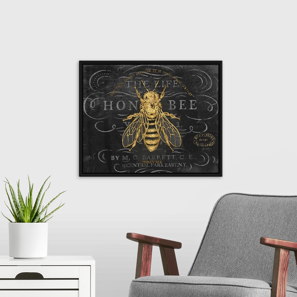A modern room featuring Bee fashion forward with this elegant decor motif