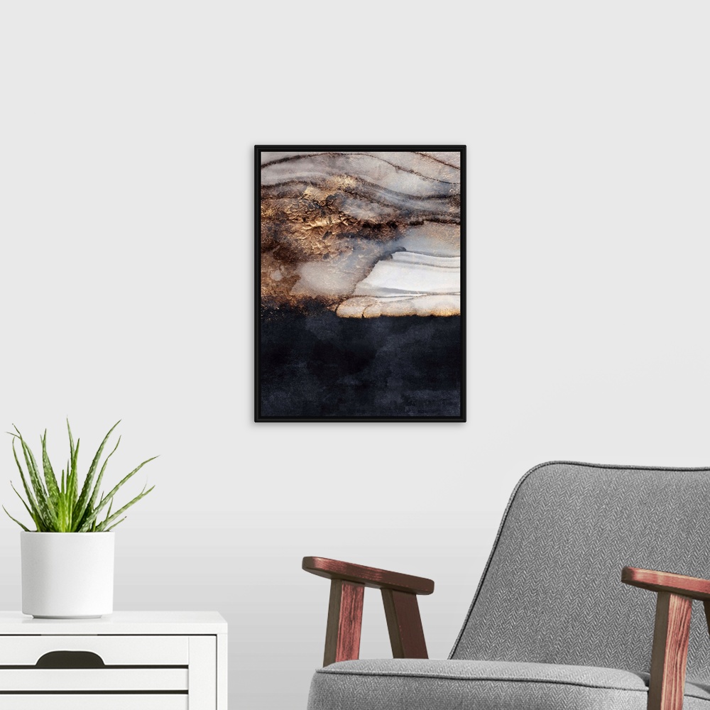 A modern room featuring Incoming Storm