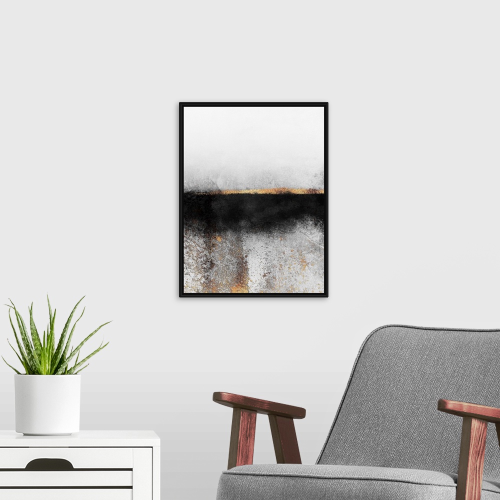 A modern room featuring Soot And Gold