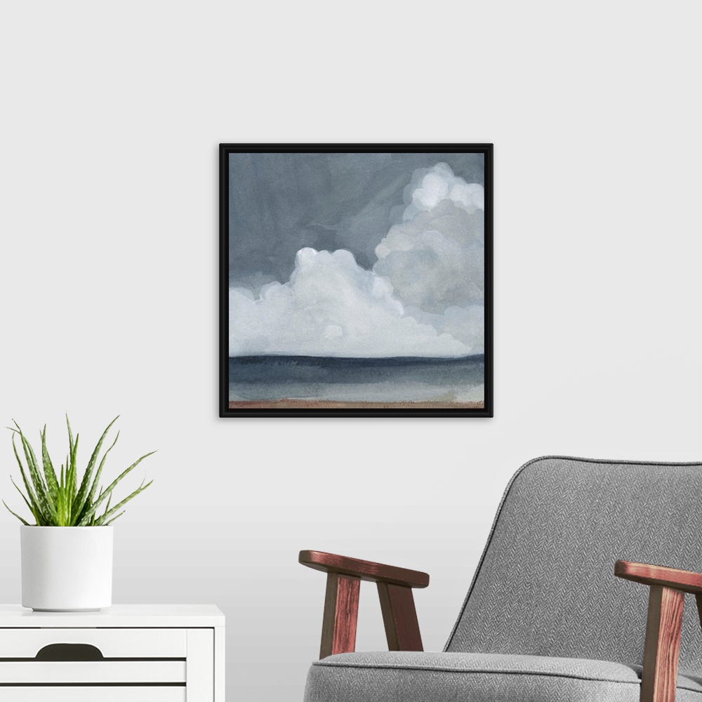 A modern room featuring Cloud Landscape I