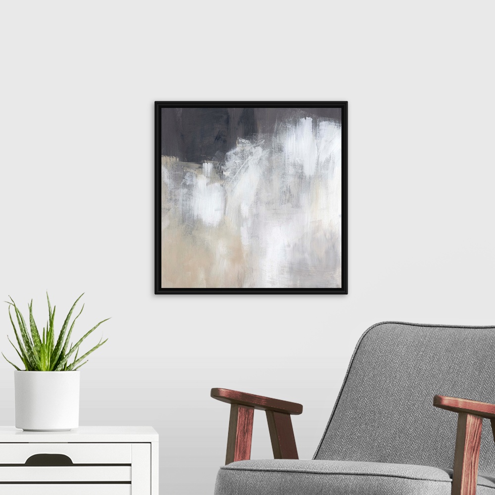 A modern room featuring Neutral Abstract II