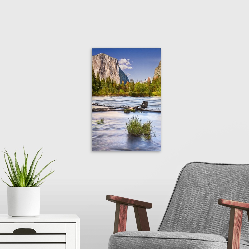 A modern room featuring USA, California, Yosemite, Valley View