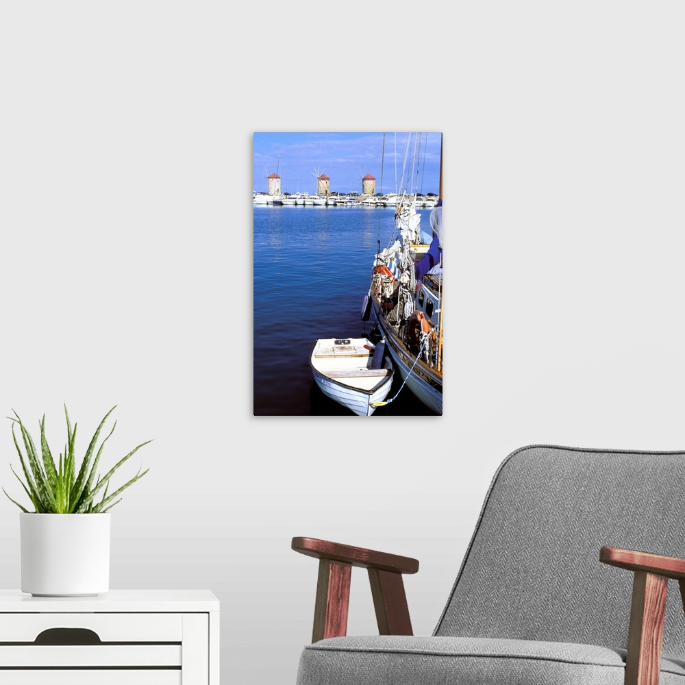 A modern room featuring Europe, Greece, Rhodes. Harbor