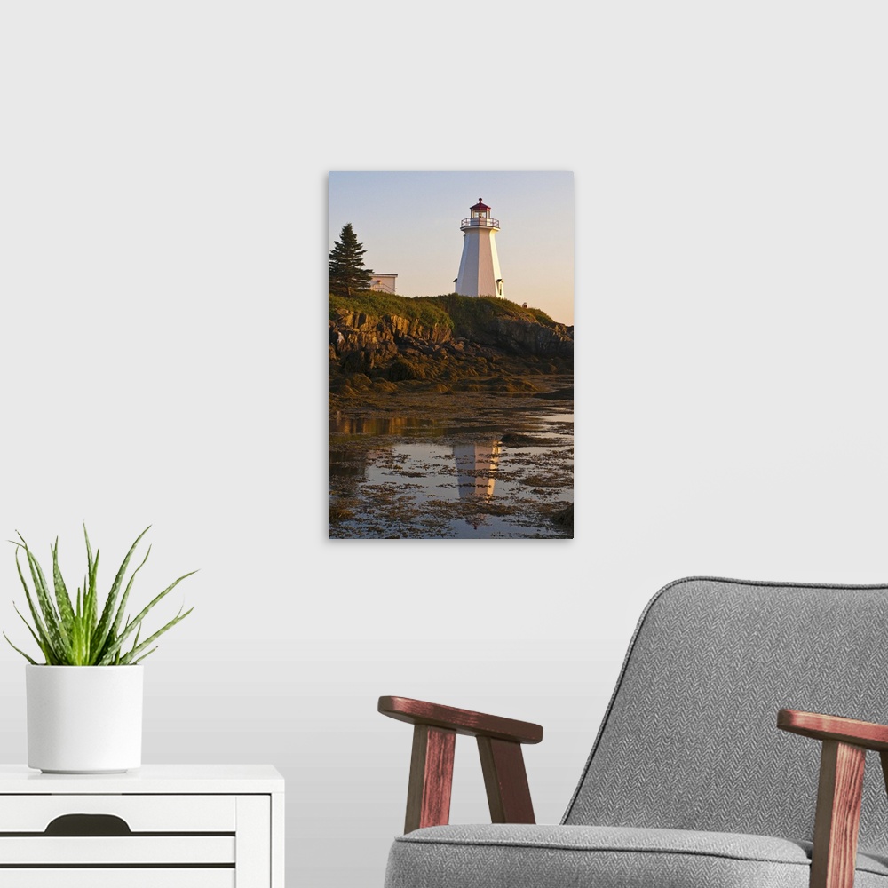 A modern room featuring New Brunswick, Canada. Letite Passage Lighthouse (Green's Point Lightstation).