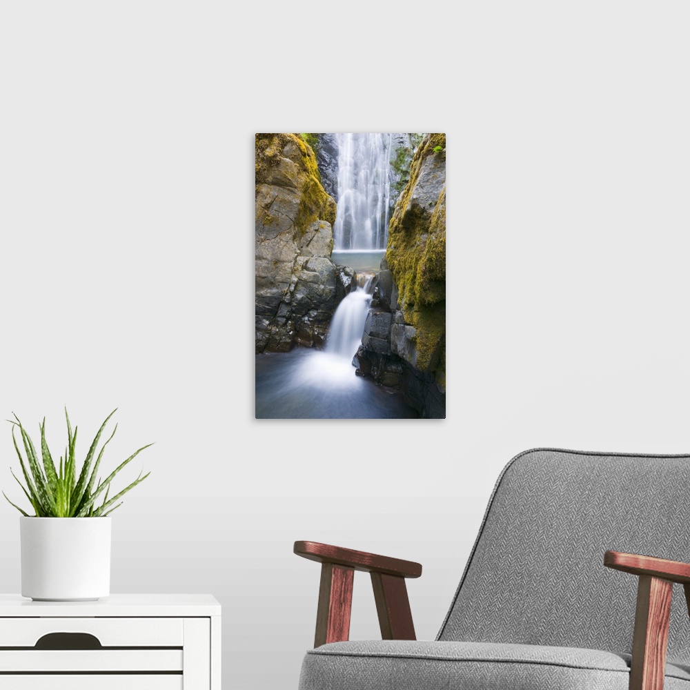A modern room featuring Susan Creek Falls, Umpqua National Forest, Oregon