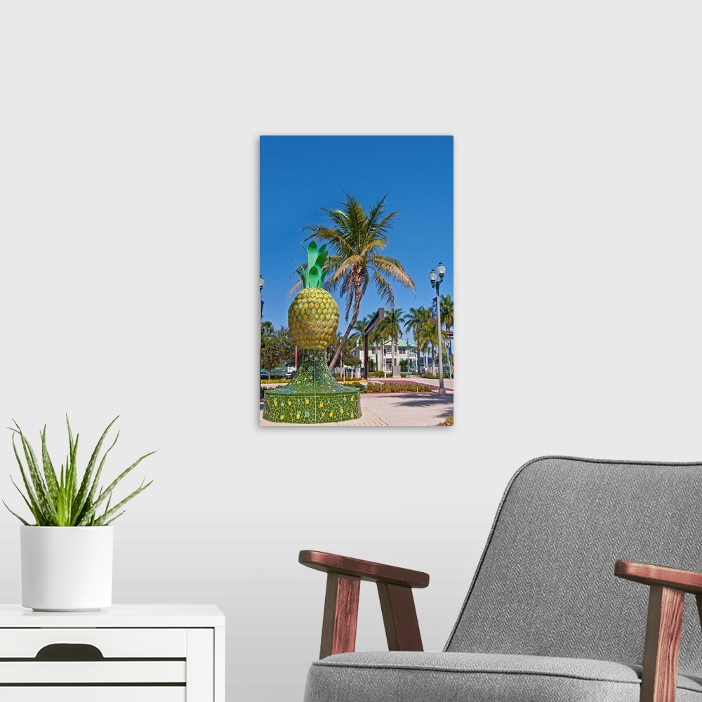 A modern room featuring Florida, Delray Beach, Giant Pineapple, Delray Beach Icon at South County Courthouse