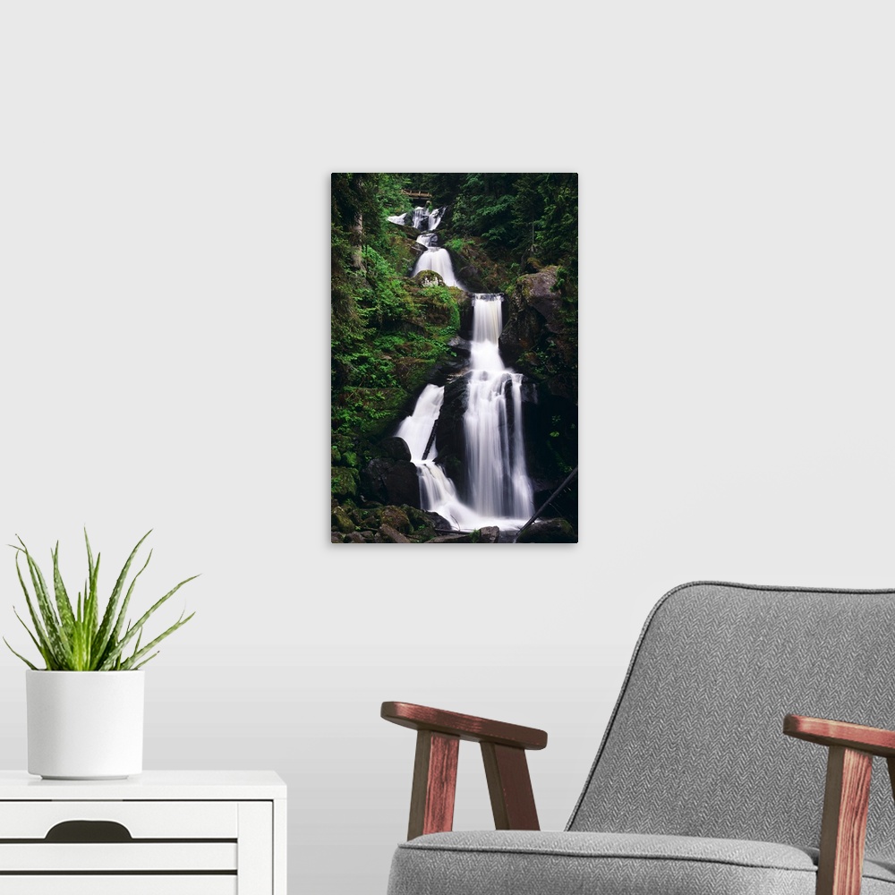 A modern room featuring Germany, Baden-Wurttemberg, Triberg, Waterfalls