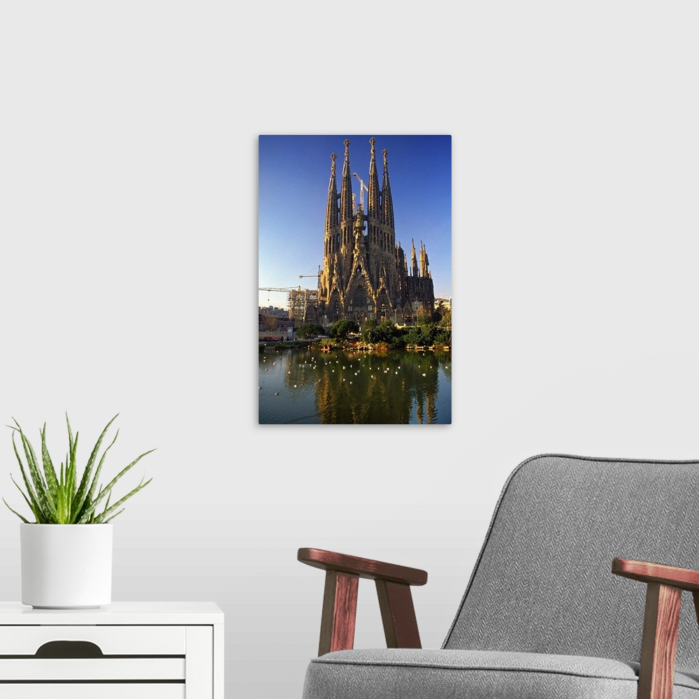 A modern room featuring Spain, Catalonia, Barcelona, Sagrada Familia