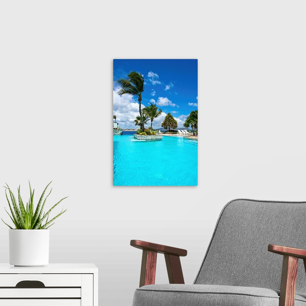 A modern room featuring U.S. Virgin Islands, St. Thomas, Swimming pool at Sapphire Beach Resort