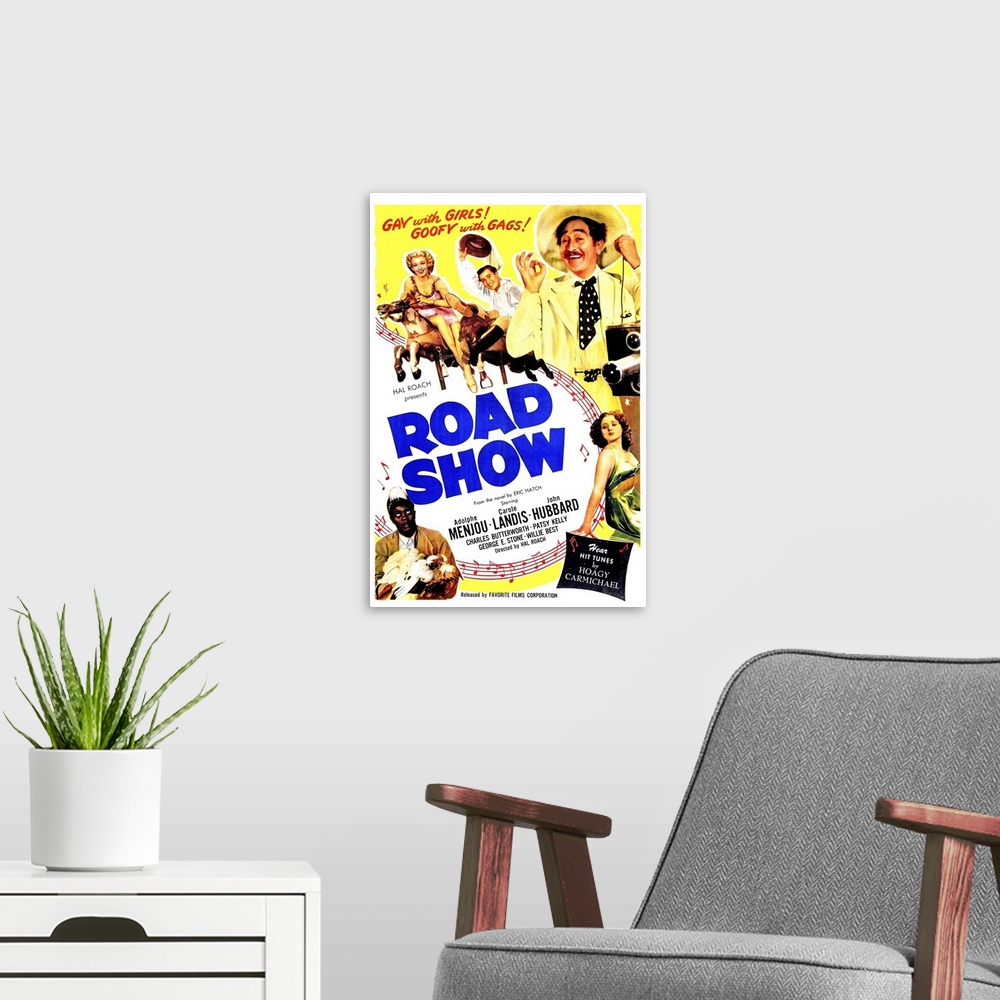 A modern room featuring Road Show