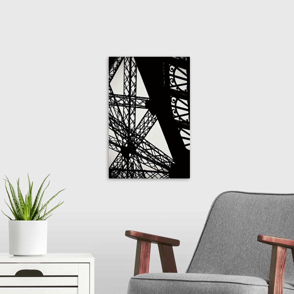 A modern room featuring Eiffel Tower Latticework II