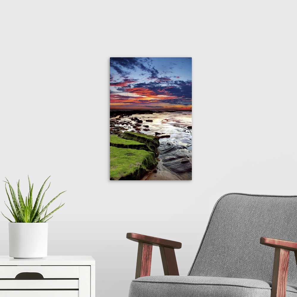 A modern room featuring A shot from South Collaroy NSW Sydneys Northern Beaches..