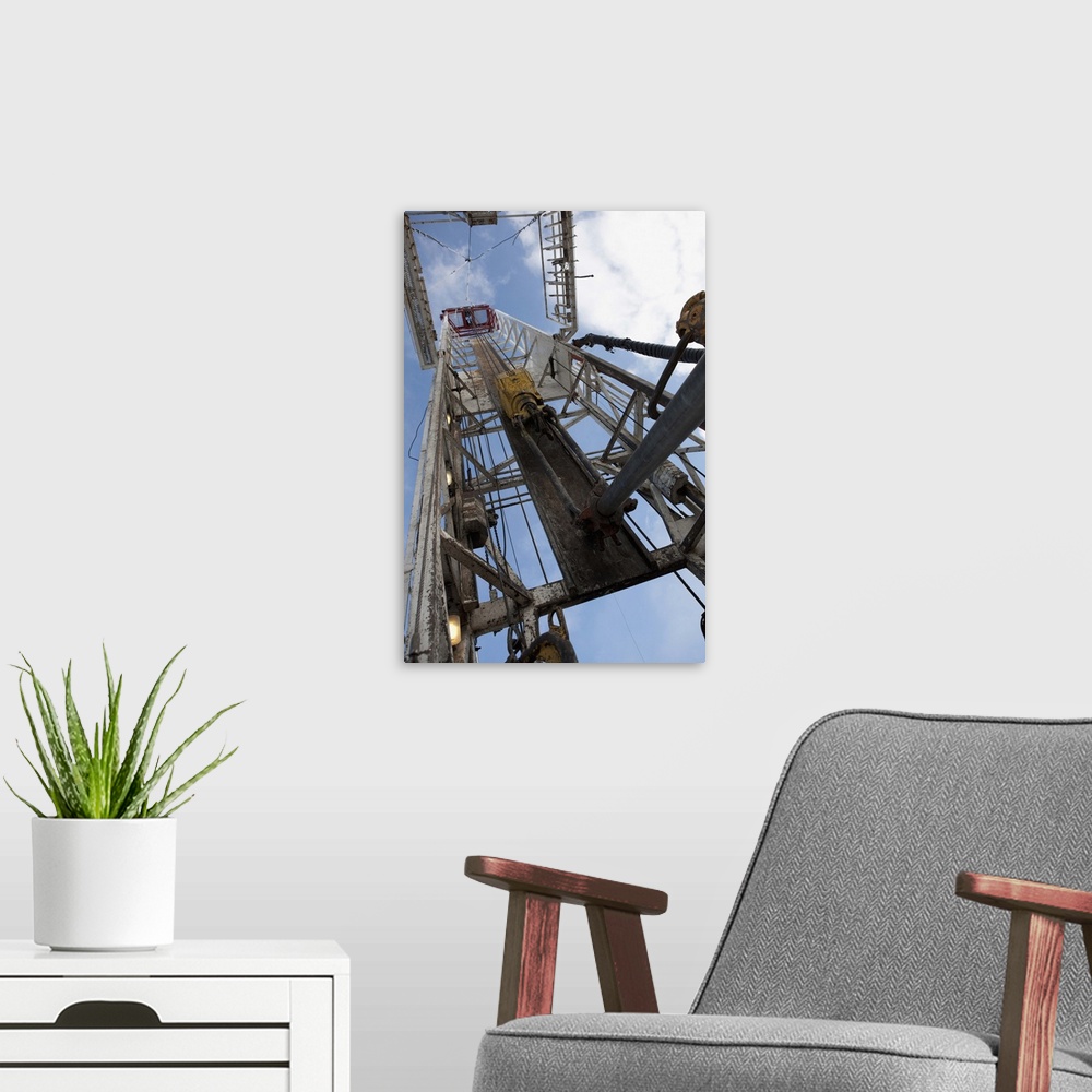 A modern room featuring Oil drilling rig