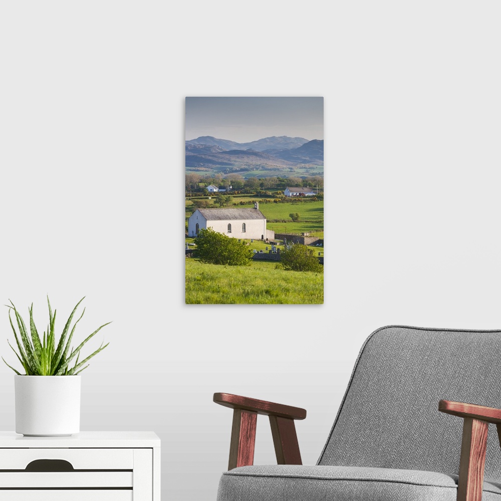 A modern room featuring Ireland, County Donegal, Fanad Peninsula, Fanad Head, landscape.