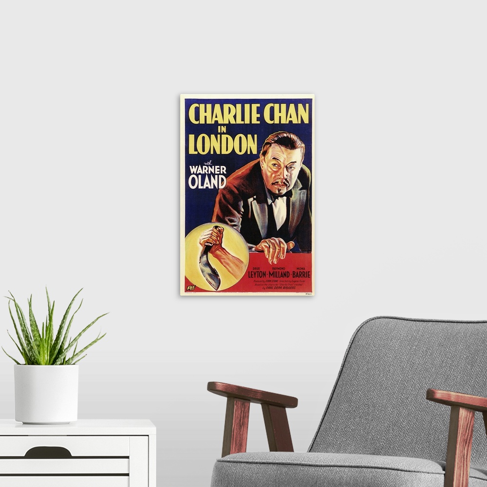 A modern room featuring Charlie Chan in London (1934)