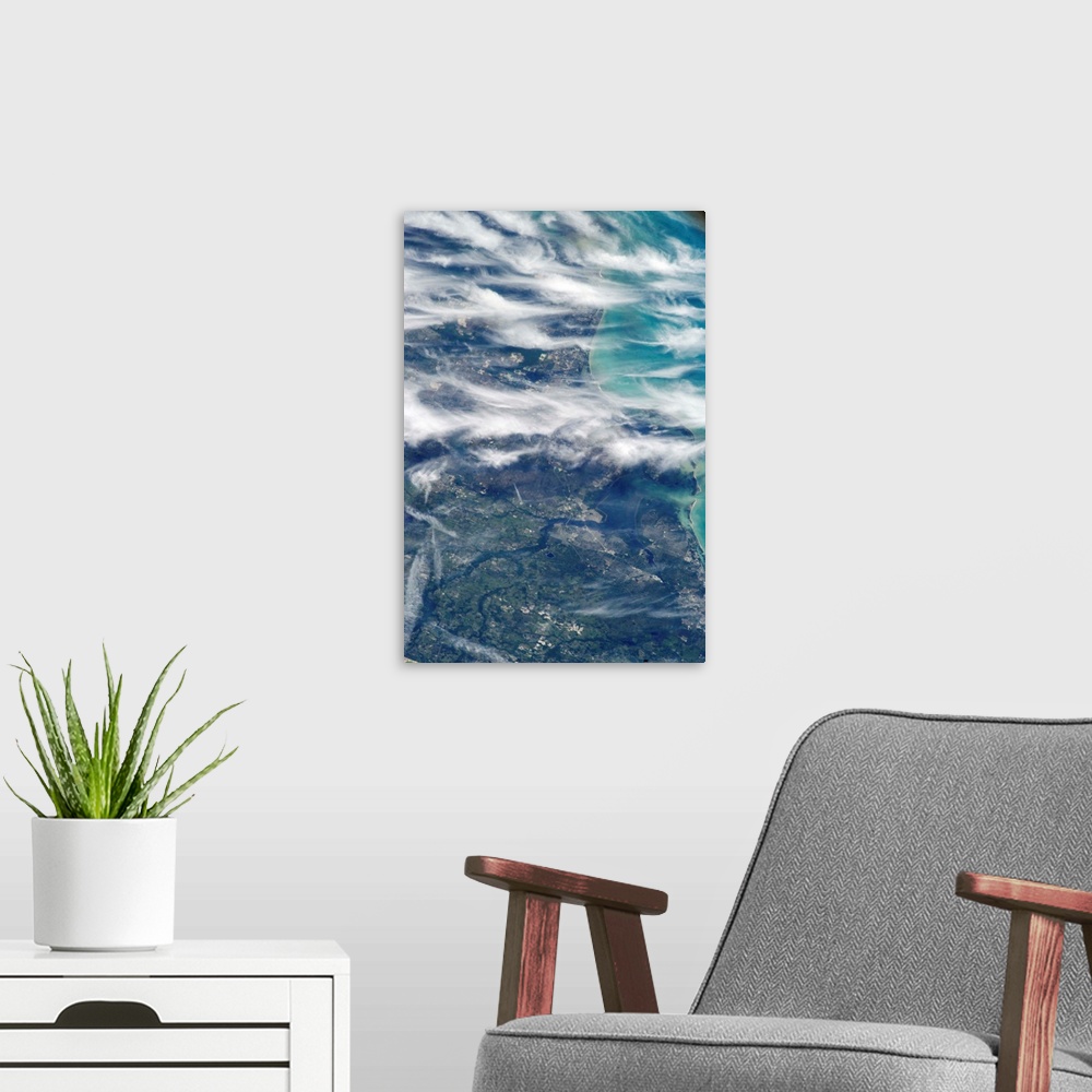 A modern room featuring Satellite view of Ponte Vedra Beach, Florida, USA