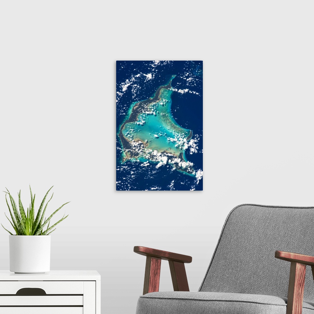 A modern room featuring Satellite view of Turks and Caicos Islands