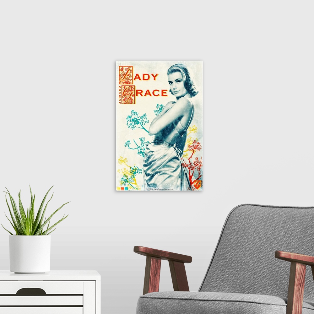 A modern room featuring Grace Kelly Lady Grace