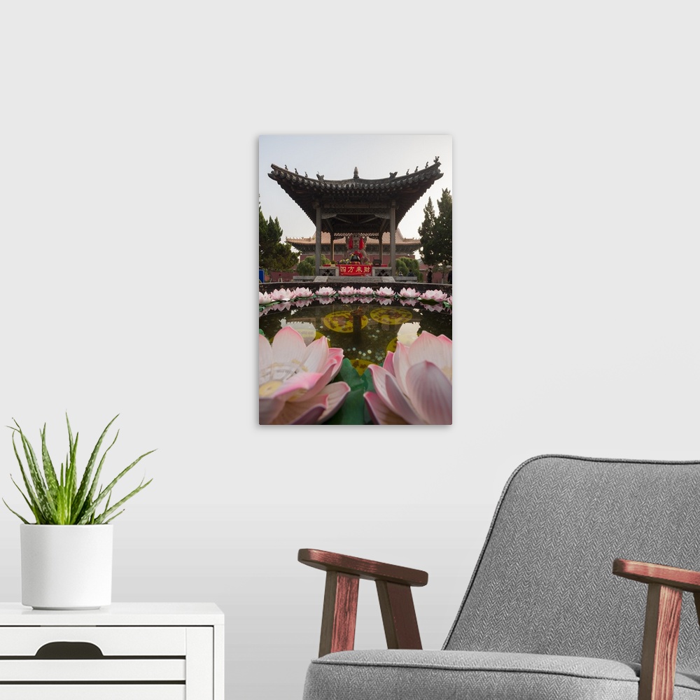 A modern room featuring Dai Temple, Taian, Shandong province, China