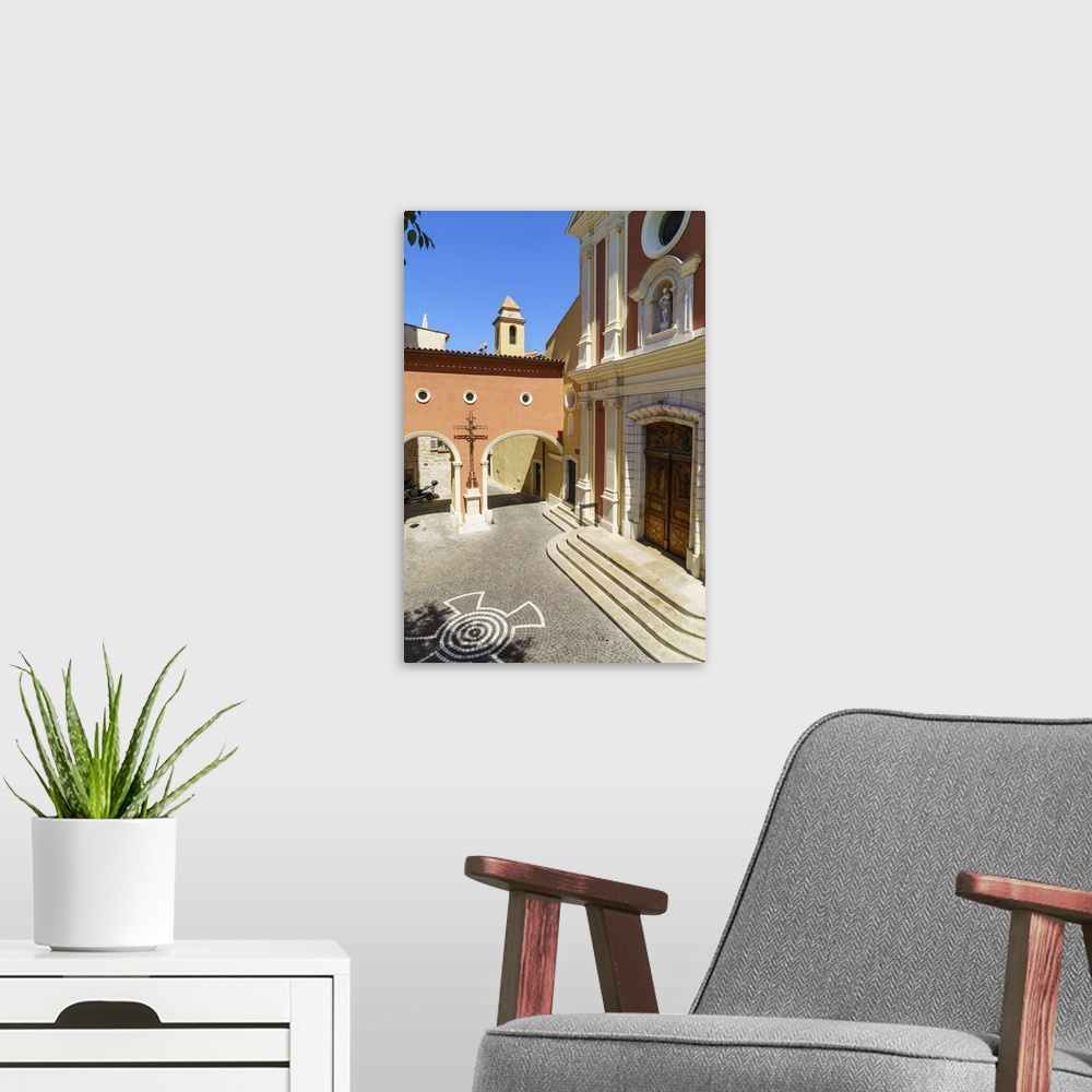 A modern room featuring Old Town, Antibes, Alpes Maritimes, Cote d'Azur, Provence, France