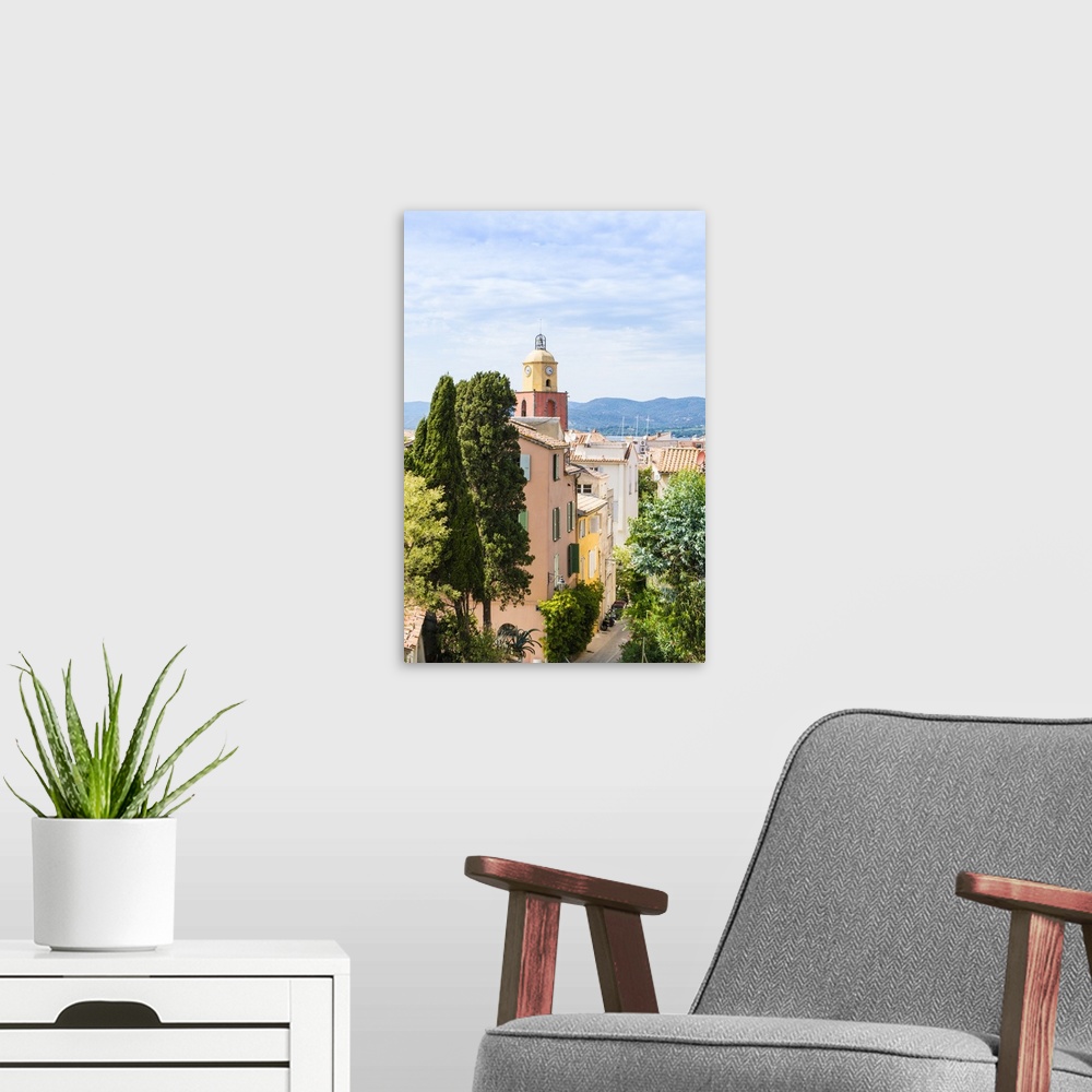 A modern room featuring Saint Tropez, Var, Cote d'Azur, Provence, French Riviera, France, Mediterranean, Europe