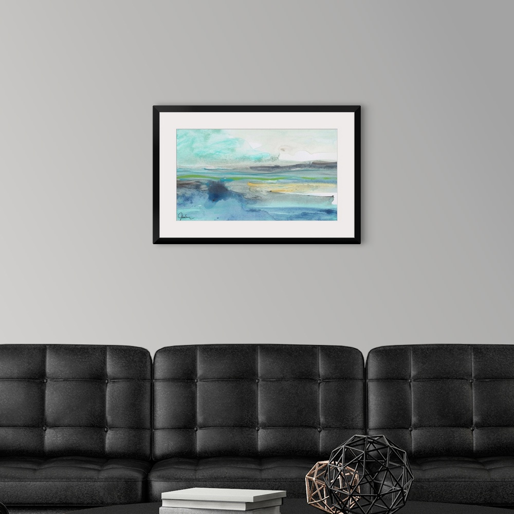 A modern room featuring Tempestuous Sea