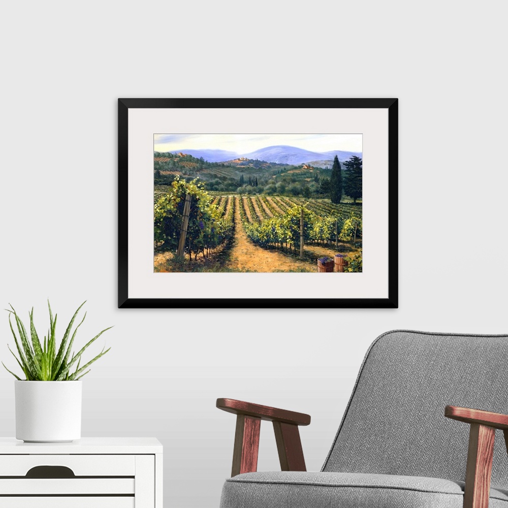 A modern room featuring Tuscan Vines