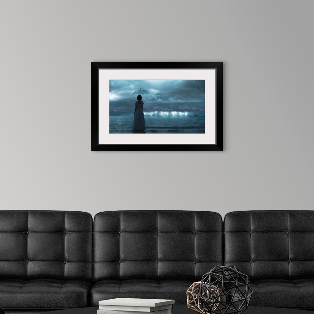 A modern room featuring The Silent Sea