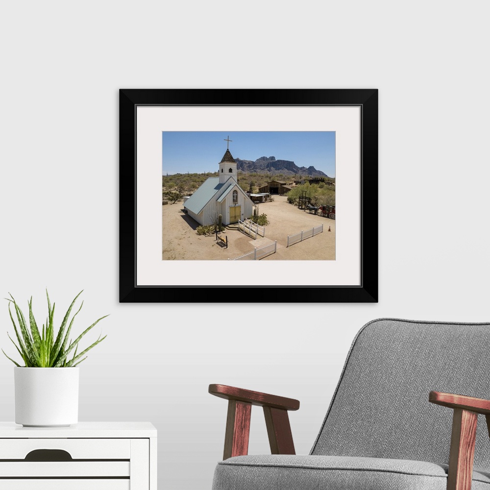 A modern room featuring Church at superstition mountain, Apache Junction, Arizona, USA
