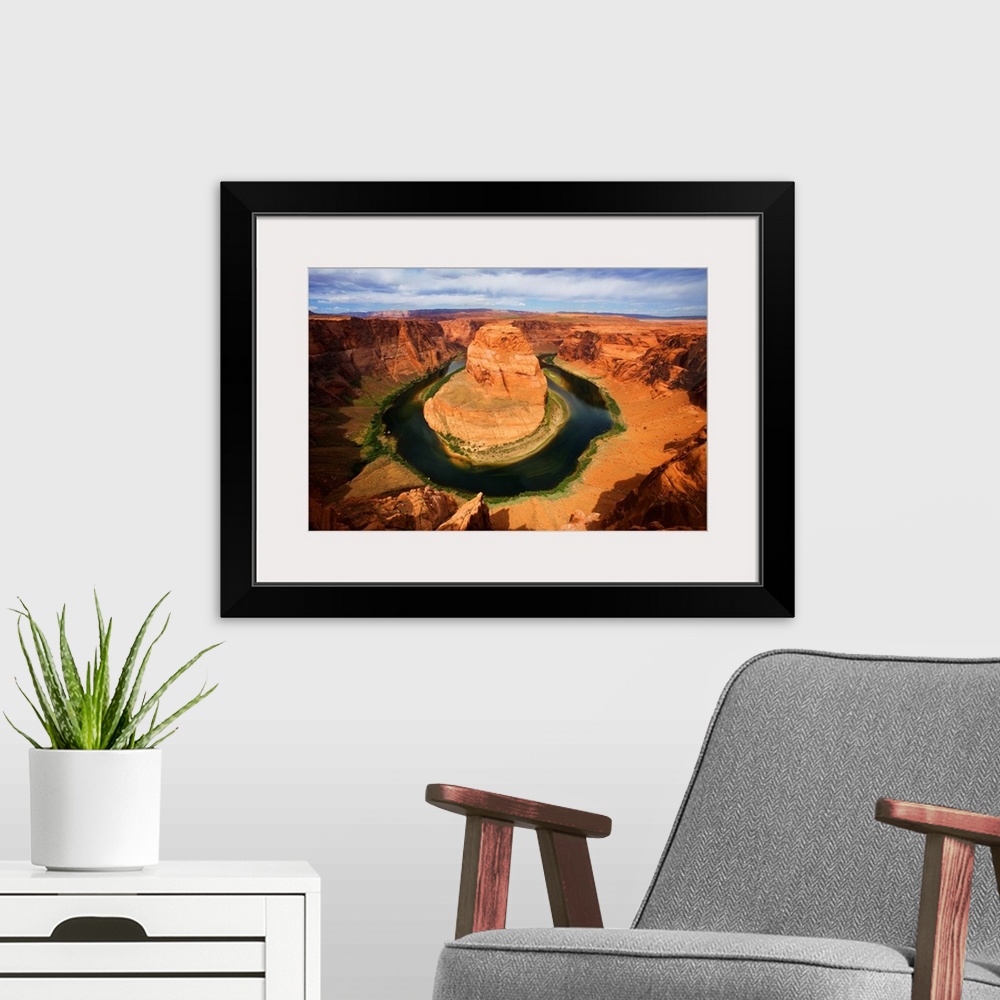 A modern room featuring Arizona, Near Page, Landscape Of Horseshoe Bend And Colorado River