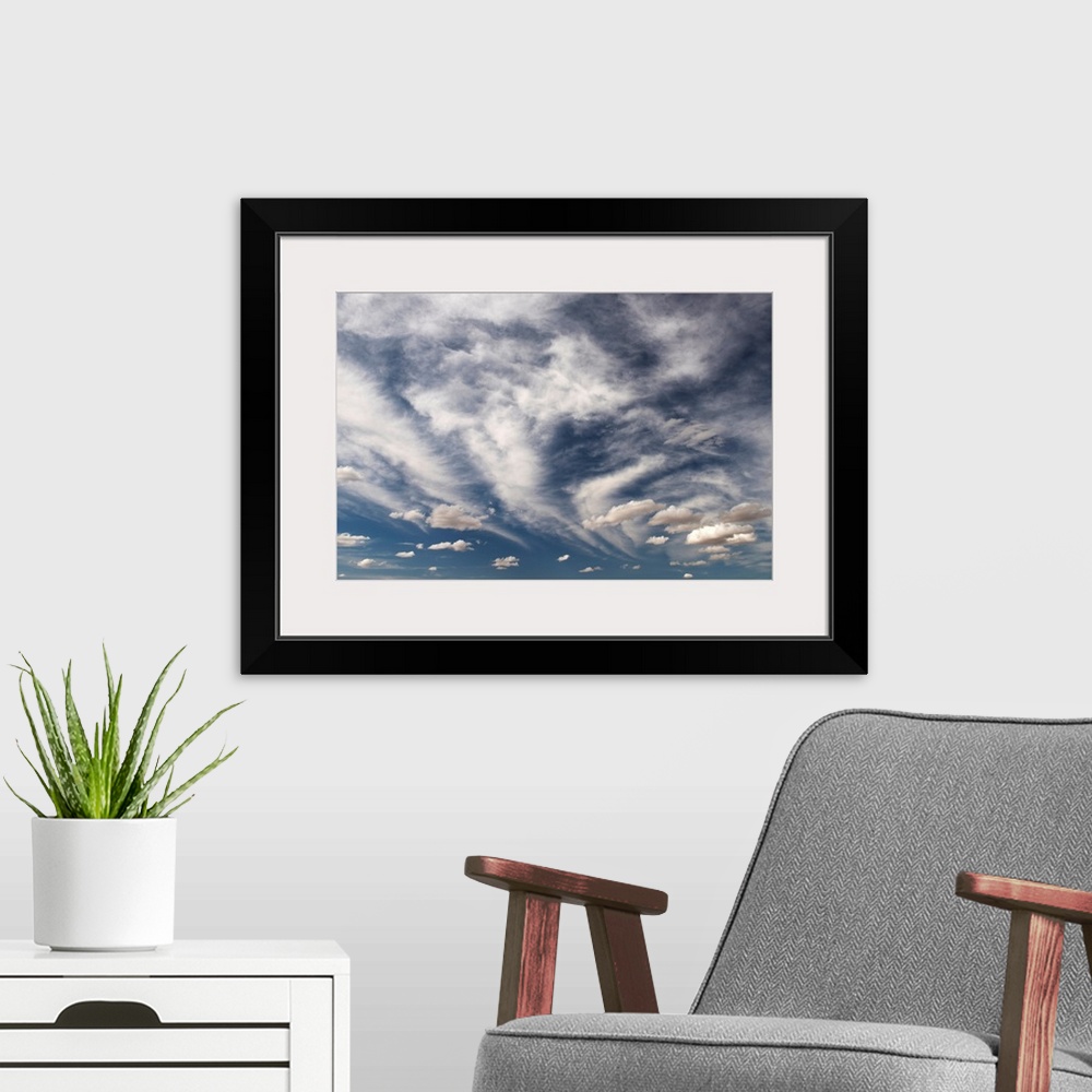 A modern room featuring Blue sky with cloud, Palouse, Washington, United States of America.