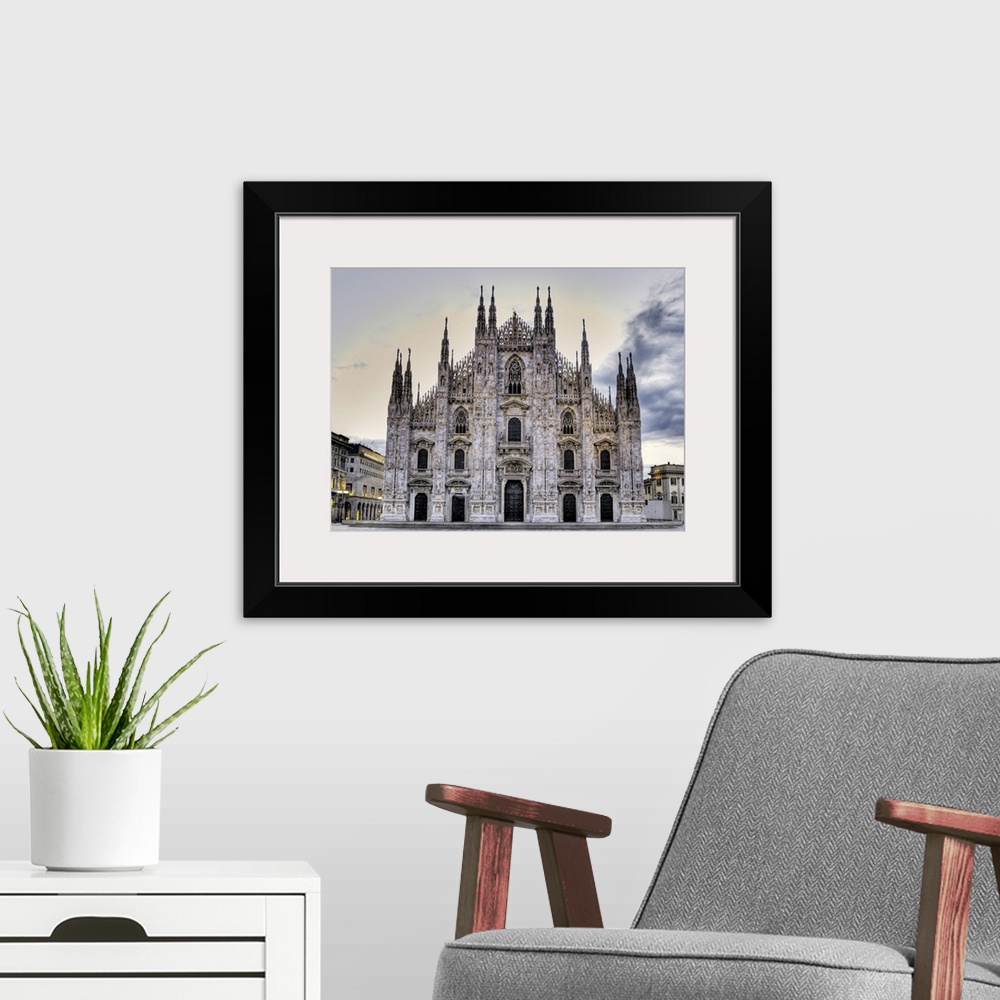 A modern room featuring Early Morning On Il Duomo, Near Piazza Del Duomo, Milan, Italy