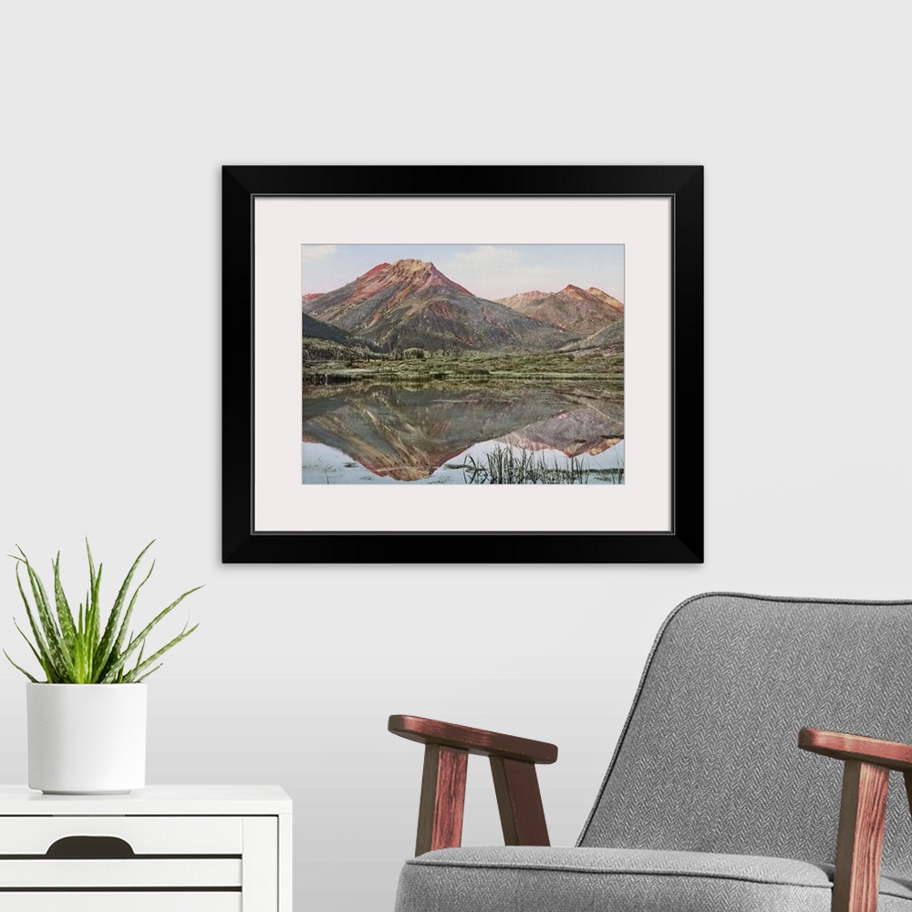 A modern room featuring Red Mountain Ouray Silverton Stage Road Colorado