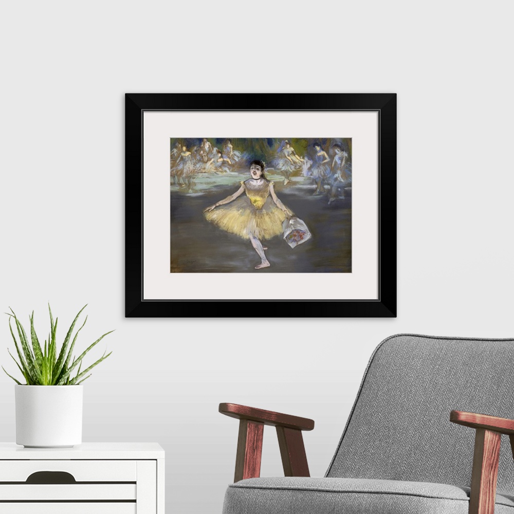 A modern room featuring Dancer With A Bouquet, Before 1923