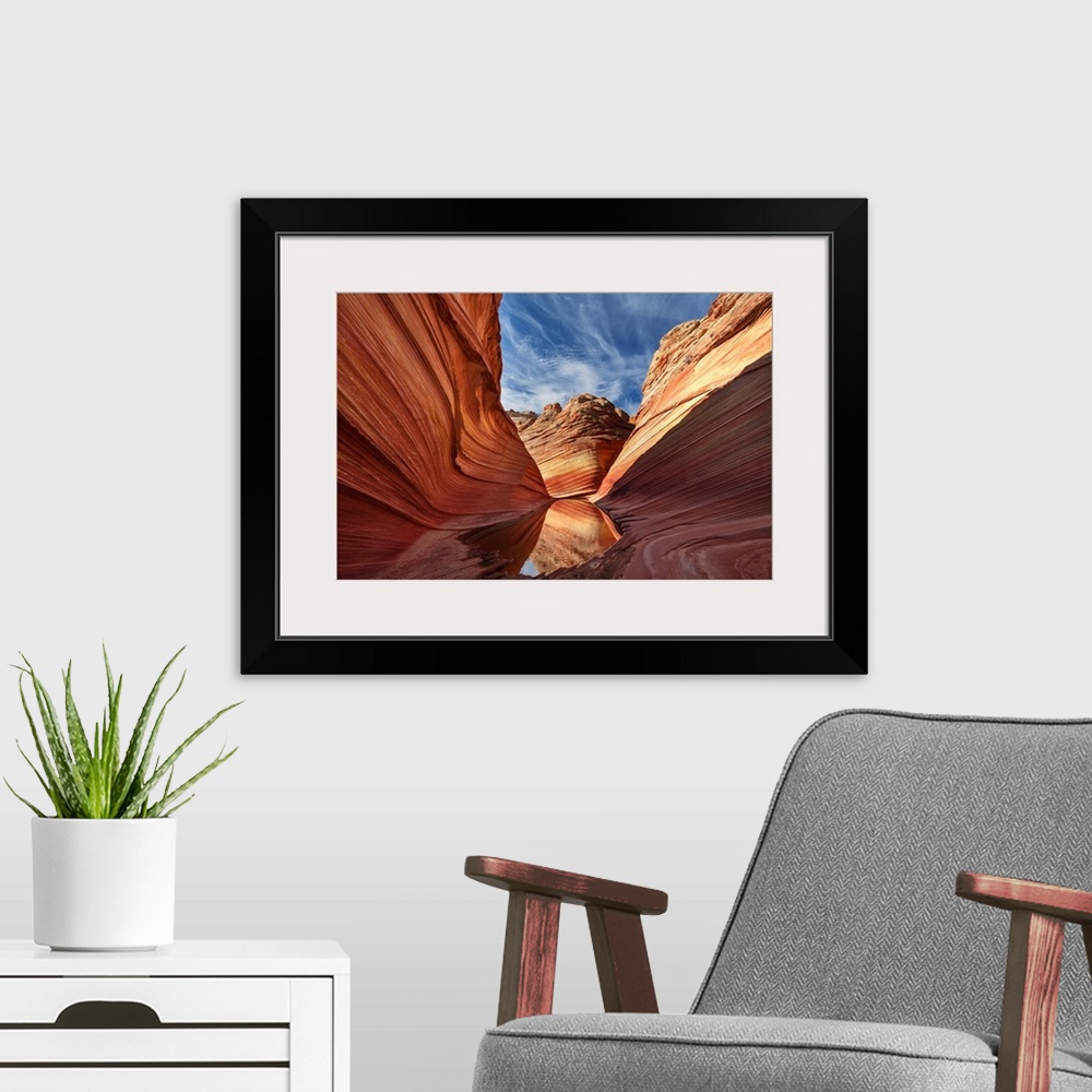 A modern room featuring USA, Arizona, Paria Canyon-Vermilion Cliffs Wilderness, The Wave, Coyote Buttes North.